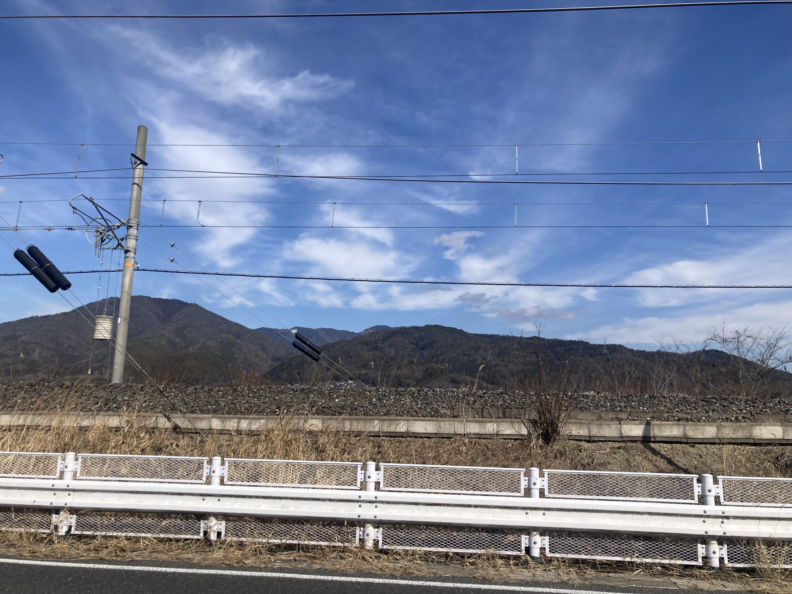 亀岡の冬の空