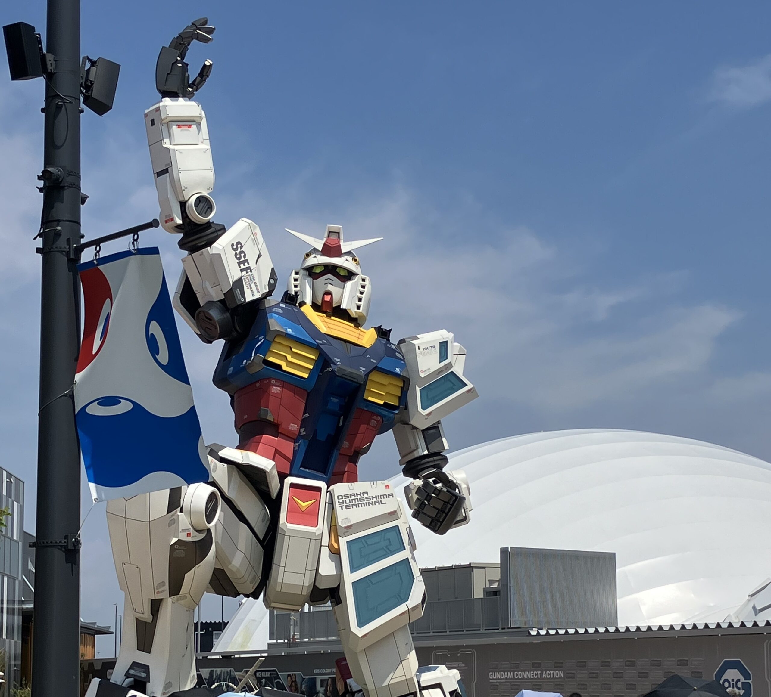 万博のガンダム！