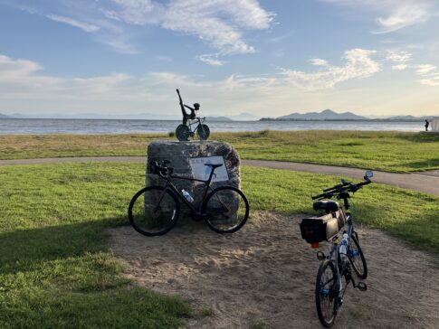 北湖ビワイチをするものたち