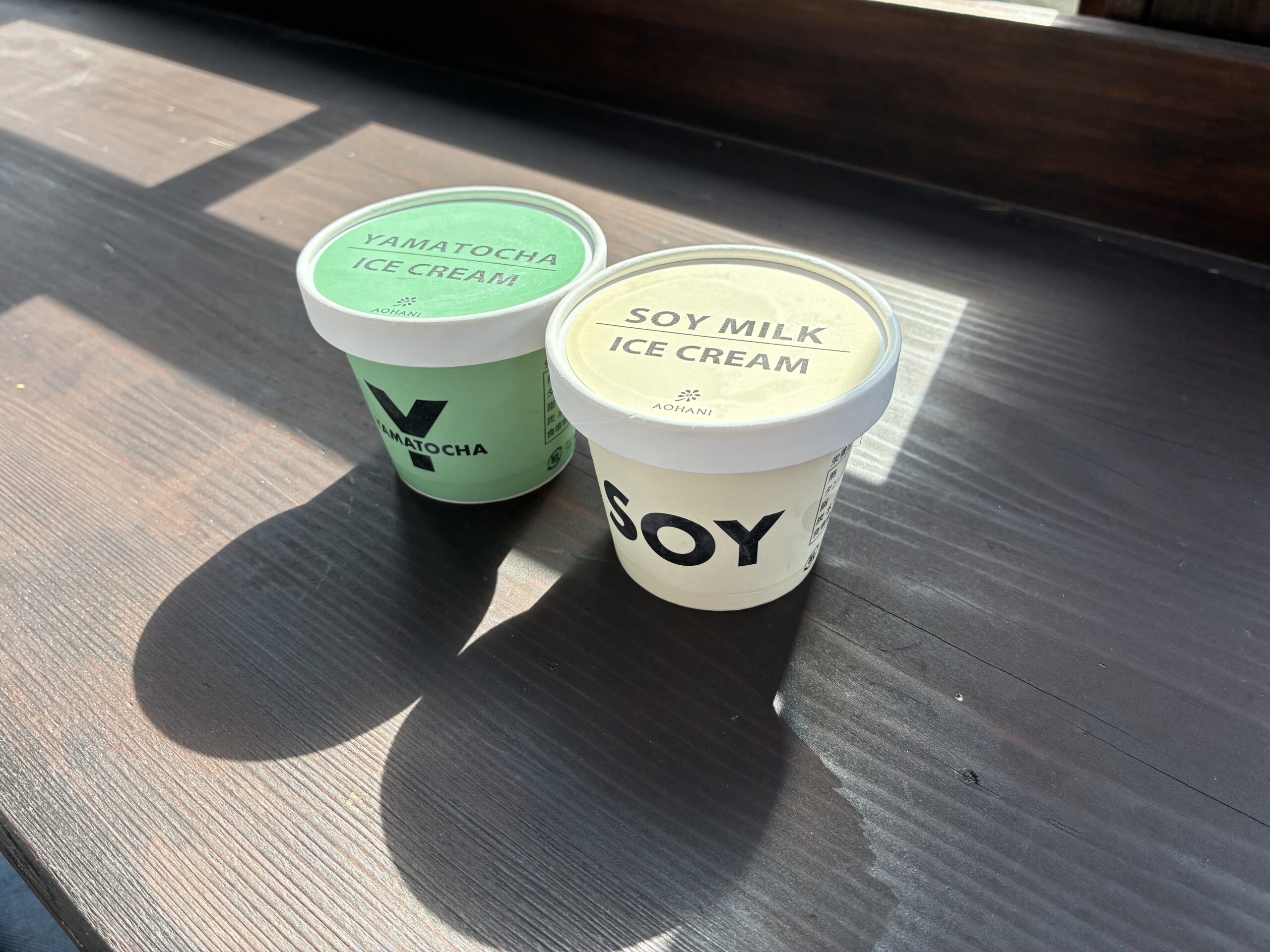 2つのアイスクリーム