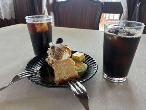 琵琶湖汽船のランチにて